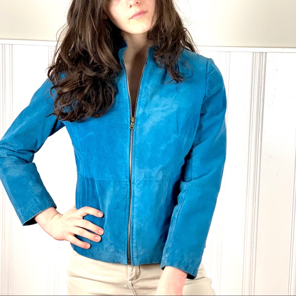 Relativity Blue Suede Jacket
